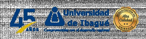 Logo Unibagué 45 años Color